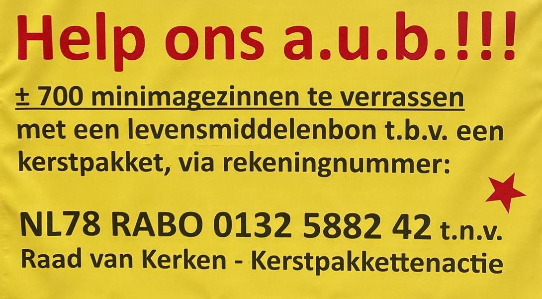 Kerstpakkettenactie 2024 officieel van start