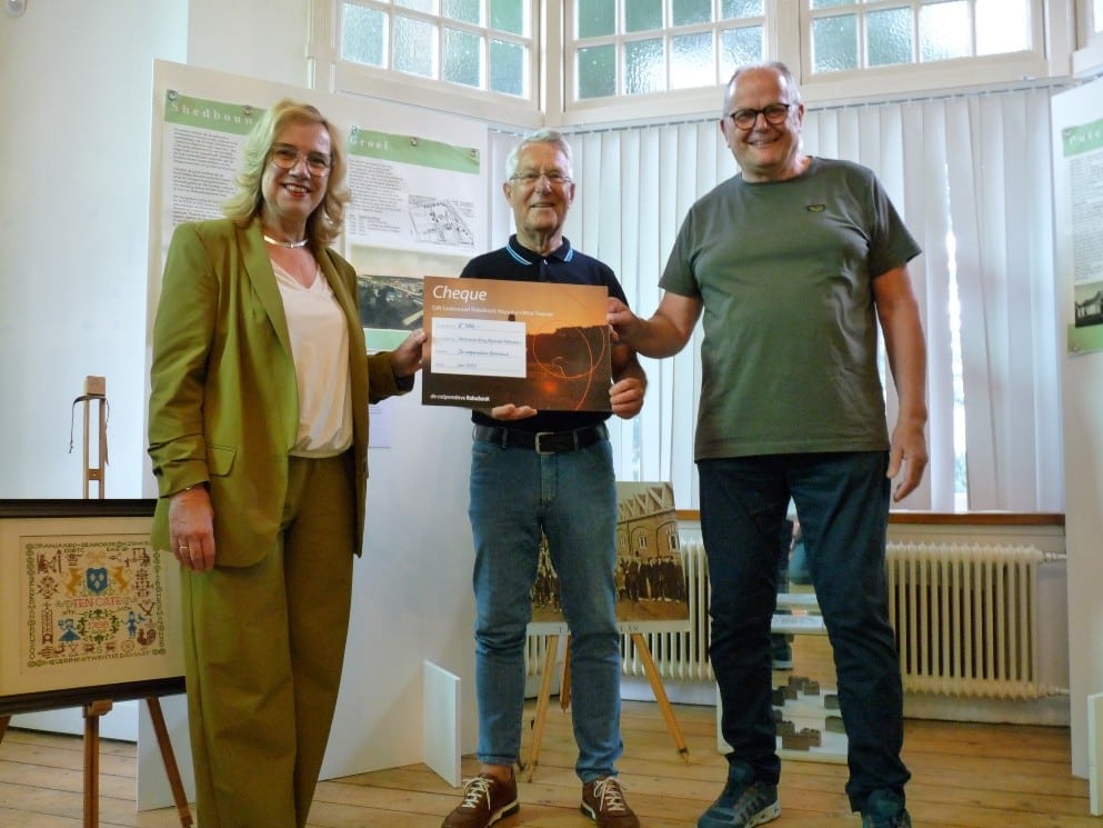 Historische Kring ontvangt 500 euro van de RABObank