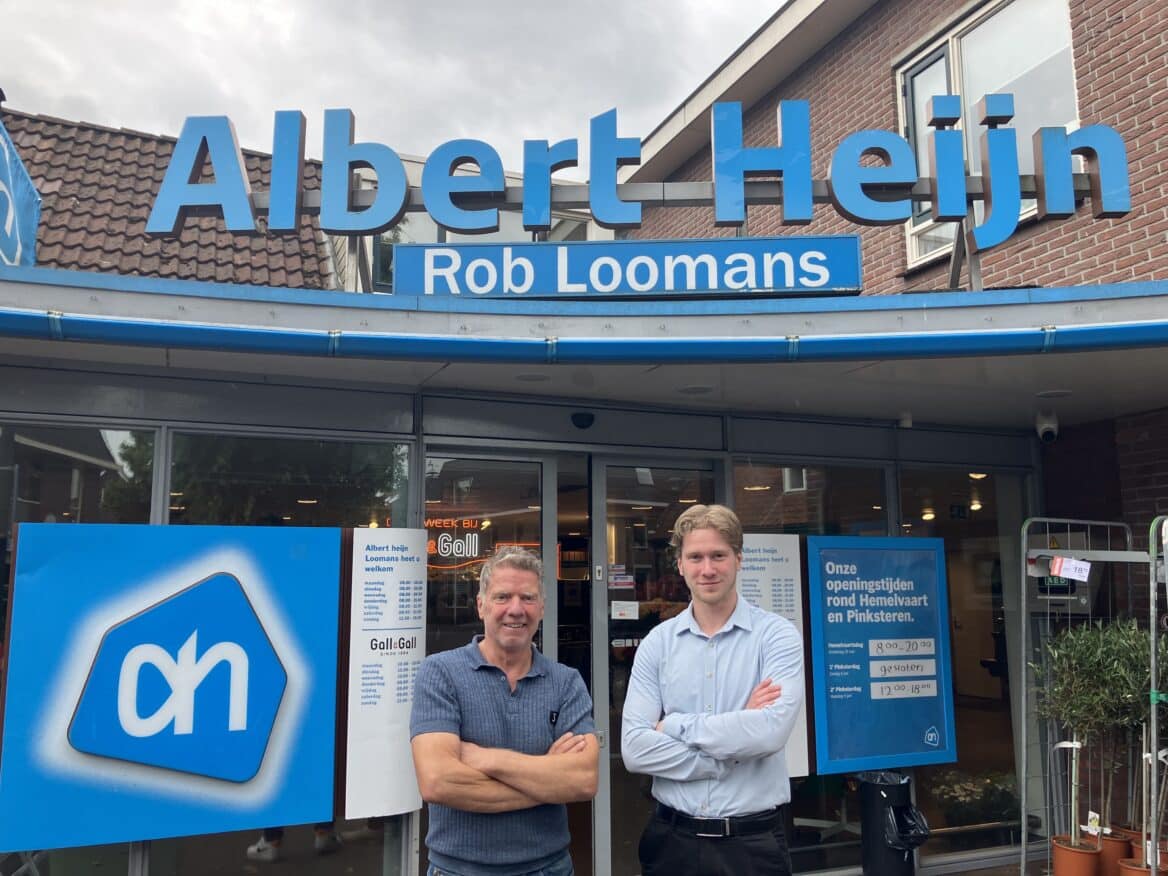 Noaberschap is hét handelsmerk van Hellendoornse dorpskruidenier Rob Loomans