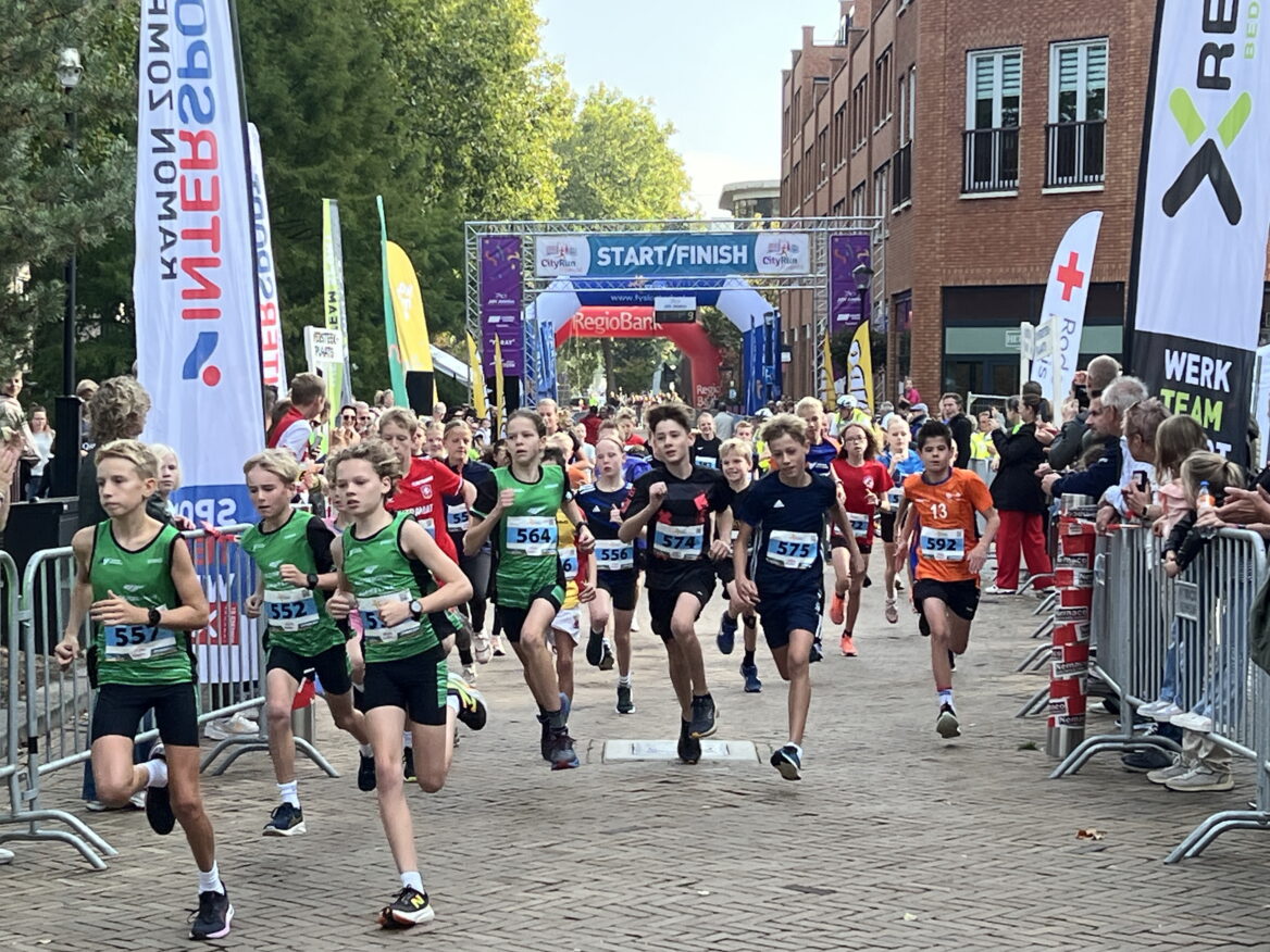 Zonnige Cityrun met veel deelnemers