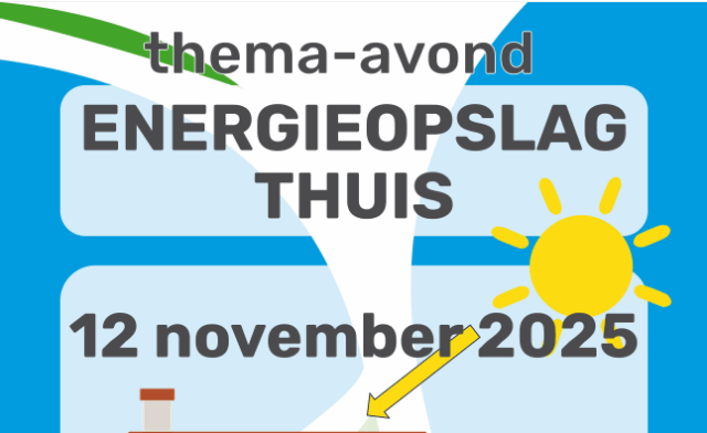 Bijeenkomst over energieopslag thuis