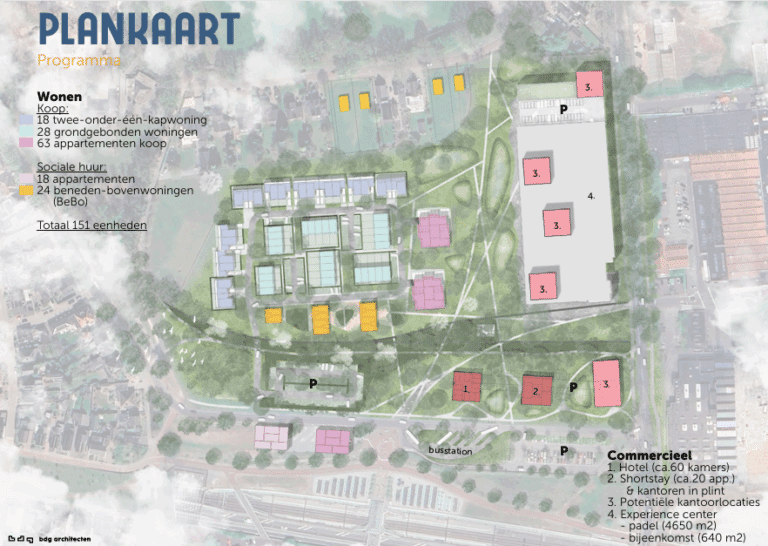 151 nieuwe wooneenheden in de Spoorzone