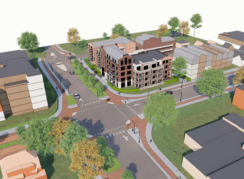 Schot in nieuwbouw oude politiebureau Nijverdal