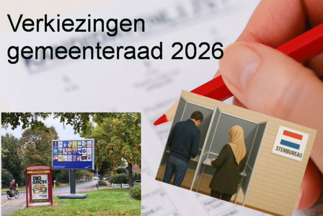 Verkiezingen gemeenteraad met tien partijen