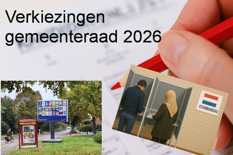 Verkiezingen gemeenteraad met tien partijen