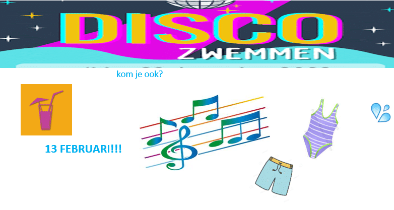 Disco-zwemmen voor mensen met een ‘rugzak’