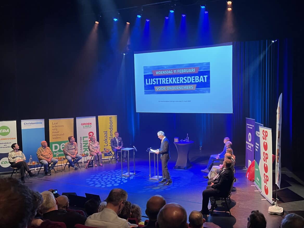 Debatbijeenkomst lijsttrekkers: even wennen aan verkiezingsstrijd
